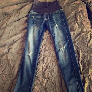 Pink Blush Maternity Jeans